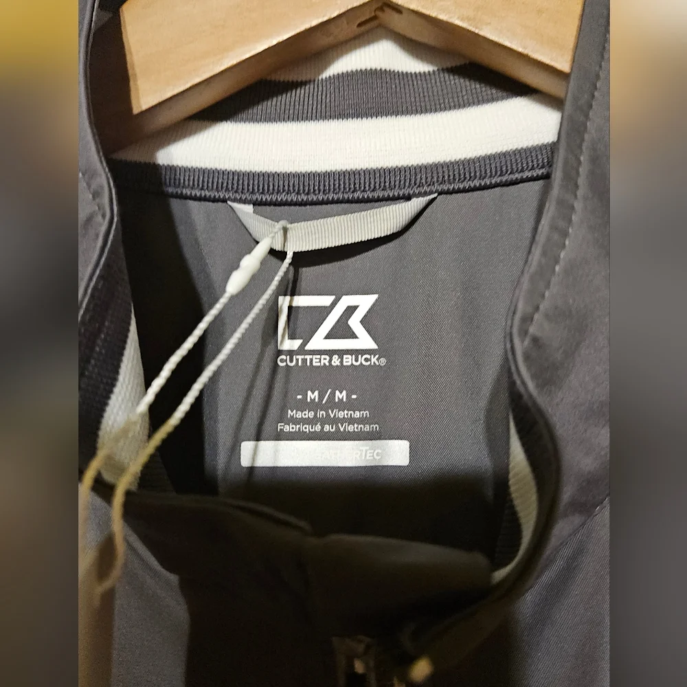 Cutter & Buck Water Resistent Short Sleeve Nine Iron Jacket - Picture 3 of 5